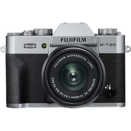 Fujifilm X-T20 Kit avec Fujinon XC 15-45mm f / 3.5-5.6 (Argent)