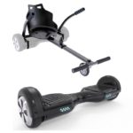 urbanglide-pack-hoverboard-kart-pilot-noir-r URBANGLIDE Pack Hoverboard + Kart Pilot - Noir - Roues 6.5" - 550W - 4Ah - Longueur ajustable