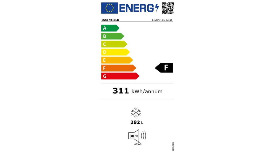 Congélateur armoire Essentielb ECAVE185-60s1