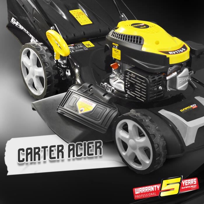 Tondeuse thermique tractée 170 CC - 51 CM