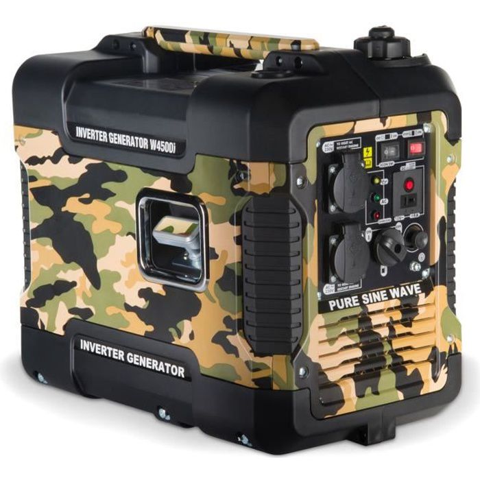 Böhmer-AG Générateur Inverter Essence W4500i - 2000w Silencieux et Portable