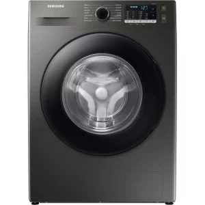 Lave-linge hublot SAMSUNG Ecobubble WW90TA046AX - 9 kg - Induction - 1400 trs/min - Classe A - Inox/silver
