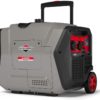 Groupe électrogène à onduleur portable à essence PowerSmart Series Inverter P4500 de Briggs & Stratton, alimentation propre 4500 watts/3700 watts, ultra silencieux et léger