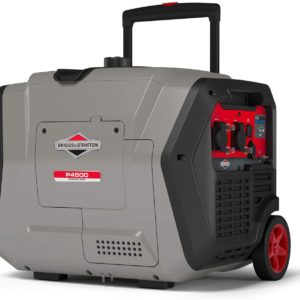 Groupe électrogène à onduleur portable à essence PowerSmart Series Inverter P4500 de Briggs & Stratton, alimentation propre 4500 watts/3700 watts, ultra silencieux et léger