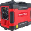 Matrix Générateur électrique Inverter à essence silencieux 4 temps 2000 W pour camping et garage