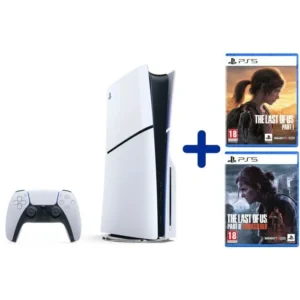 Pack PS5 Standard : Console PS5 (Modèle Slim) + The Last of Us 1 et 2