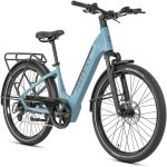 OBOBIKE Dyno 27,5 Zoll Elektro-Citybike, Schwarz, 8-Gang Shimano, 250-W-Motor, Drehmomentsensor