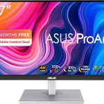 ASUS ProArt PA279CV – 27-Zoll-4K-PC-Monitor – IPS-Panel – 3840 x 2160 – 350 cd/m² – DisplayPort, 2 x HDMI, USB-C & 4 x USB 3.0 – Delta E < 2 – HDR 10–100 % sRGB / 100 % Rec. 709 – 5 Jahre Garantie