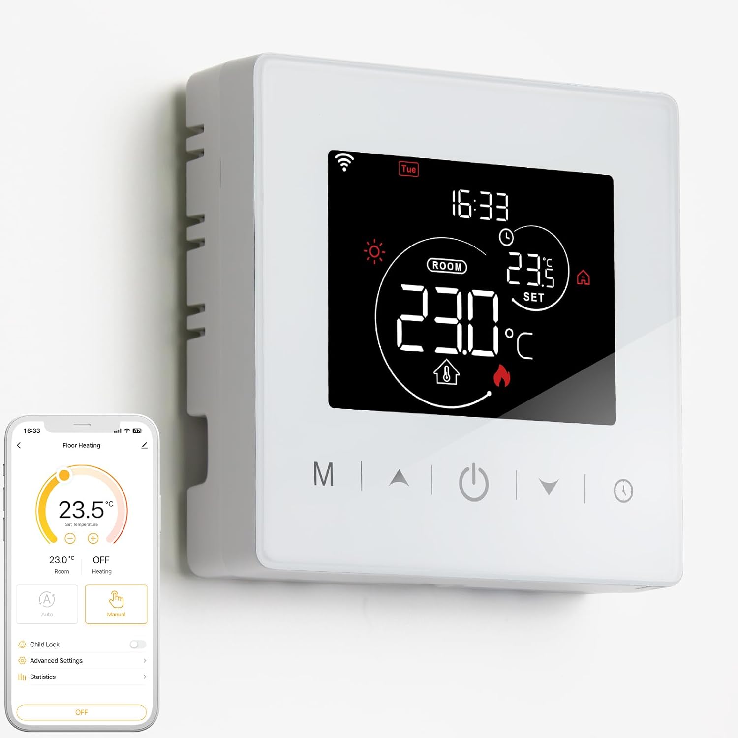 a1 Intelligenter WLAN-Thermostat – Bild 1
