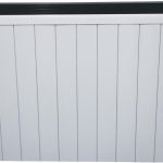 CHEMIN'ARTE 1500W Trägheitsheizkörper – Keramik-Trägheitsheizkörper – 83 x 5 x 58 cm – Design aus Frankreich