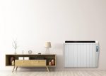CHEMIN'ARTE 1500W Trägheitsheizkörper – Keramik-Trägheitsheizkörper – 83 x 5 x 58 cm – Design aus Frankreich – Bild 2