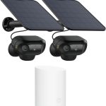 Reolink 2+1-Pack: 2 Argus 4 Pro 4K Solarkameras + Mini-Home-Hub