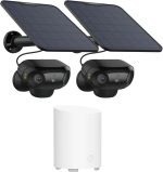 Reolink 2+1-Pack: 2 Argus 4 Pro 4K Solarkameras + Mini-Home-Hub