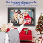 Zoll-Digitalfotorahmen mit Dual-WLAN – 32 GB – Bewegungssensor – Volle Funktionalität – Sofortiges Teilen von Fotos und Videos per App oder E-Mail – Unbegrenzter Cloud-Speicher – Bearbeitung – Bild 2