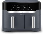 Moulinex Dual Easy Fry XXL, Heißluftfritteuse mit 2 Fächern