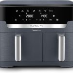 Moulinex Dual Easy Fry XXL, Heißluftfritteuse mit 2 Fächern