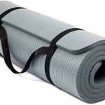 TechFit Professionelle, rutschfeste Yogamatte | 180 x 60 cm | 10 mm dick