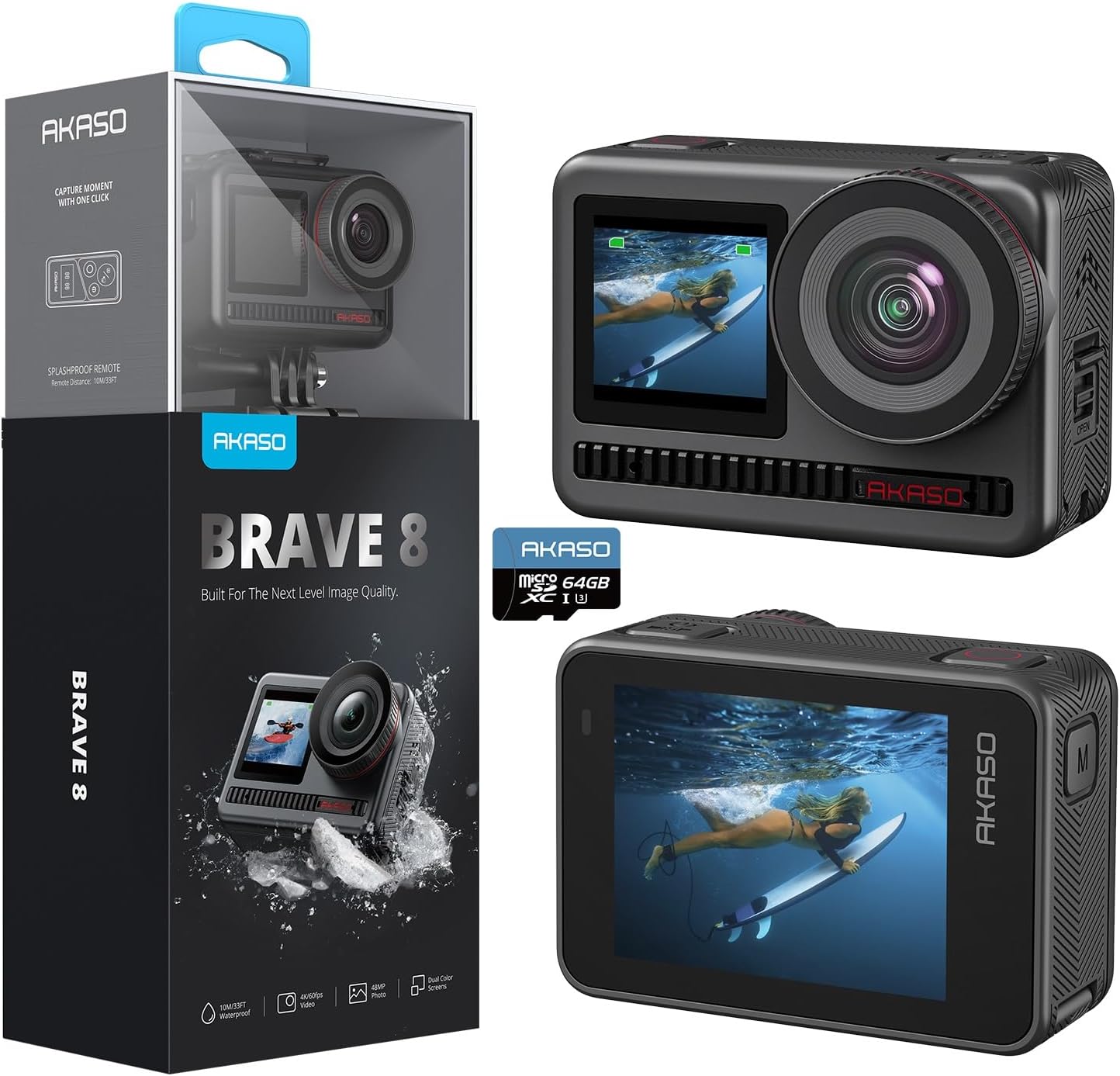 r1 AKASO Brave 8 4K-Sportkamera – Bild 1