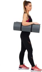 TechFit Professionelle, rutschfeste Yogamatte | 180 x 60 cm | 10 mm dick – Bild 3