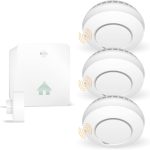 ELRO Connects SF500S Rauchmelder-Set – Komplettset mit K2-Anschluss + 3 drahtlosen Rauchmeldern