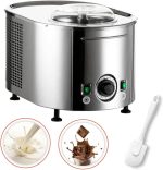 Musso Mini Lussino 4080 Gourmet-Eismaschine mit zwei Geschmacksrichtungen und Silikonspatel