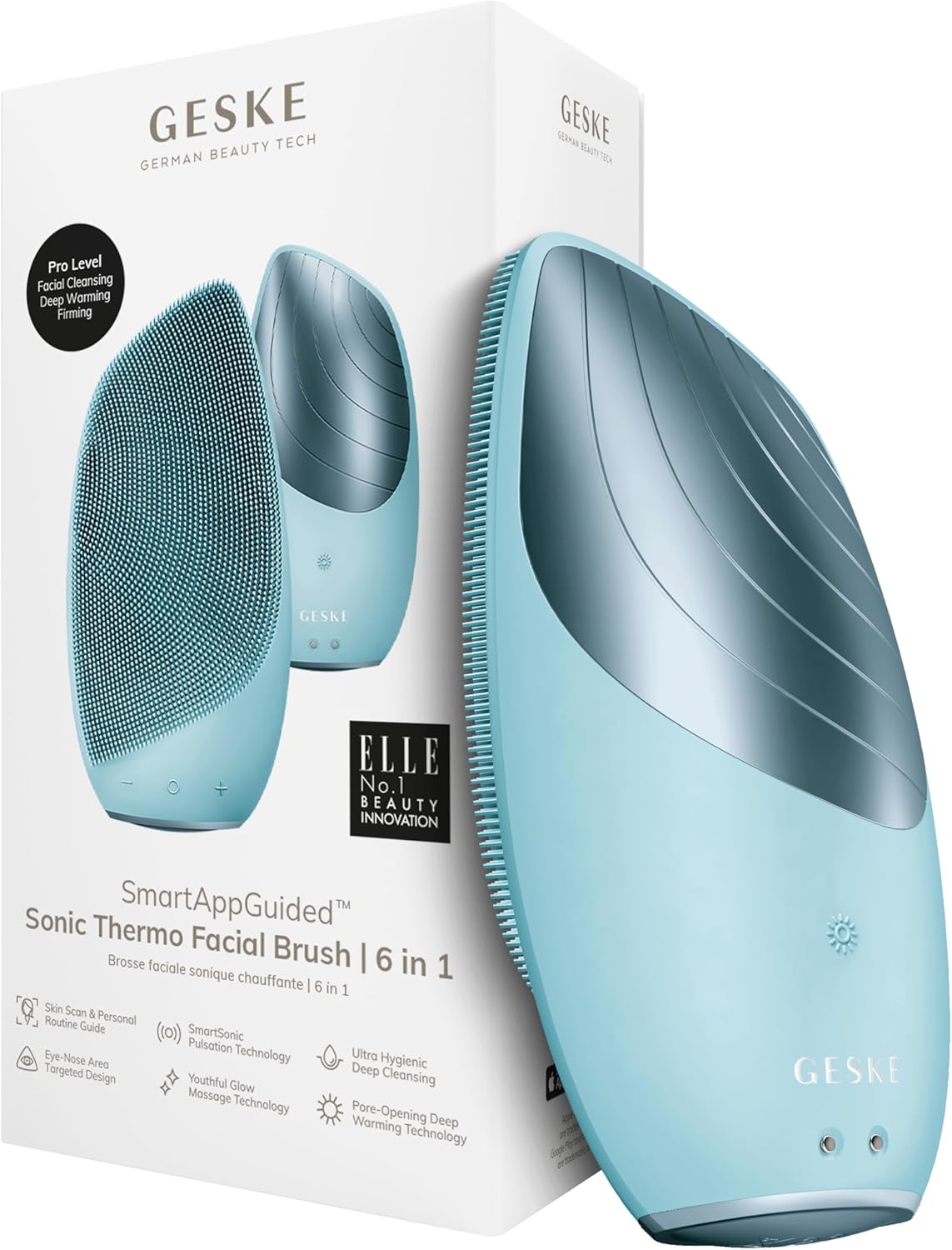t1 GESKE SmartAppGuided™ Sonic Thermo Gesichtsbürste | 6 in 1 – Bild 1