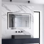 Skybathroom LED-beleuchteter Badezimmerspiegel mit Antibeschlag-Pad