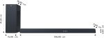 Philips Audio B8805/10 TV-Soundbar mit kabellosem Subwoofer – Bild 3