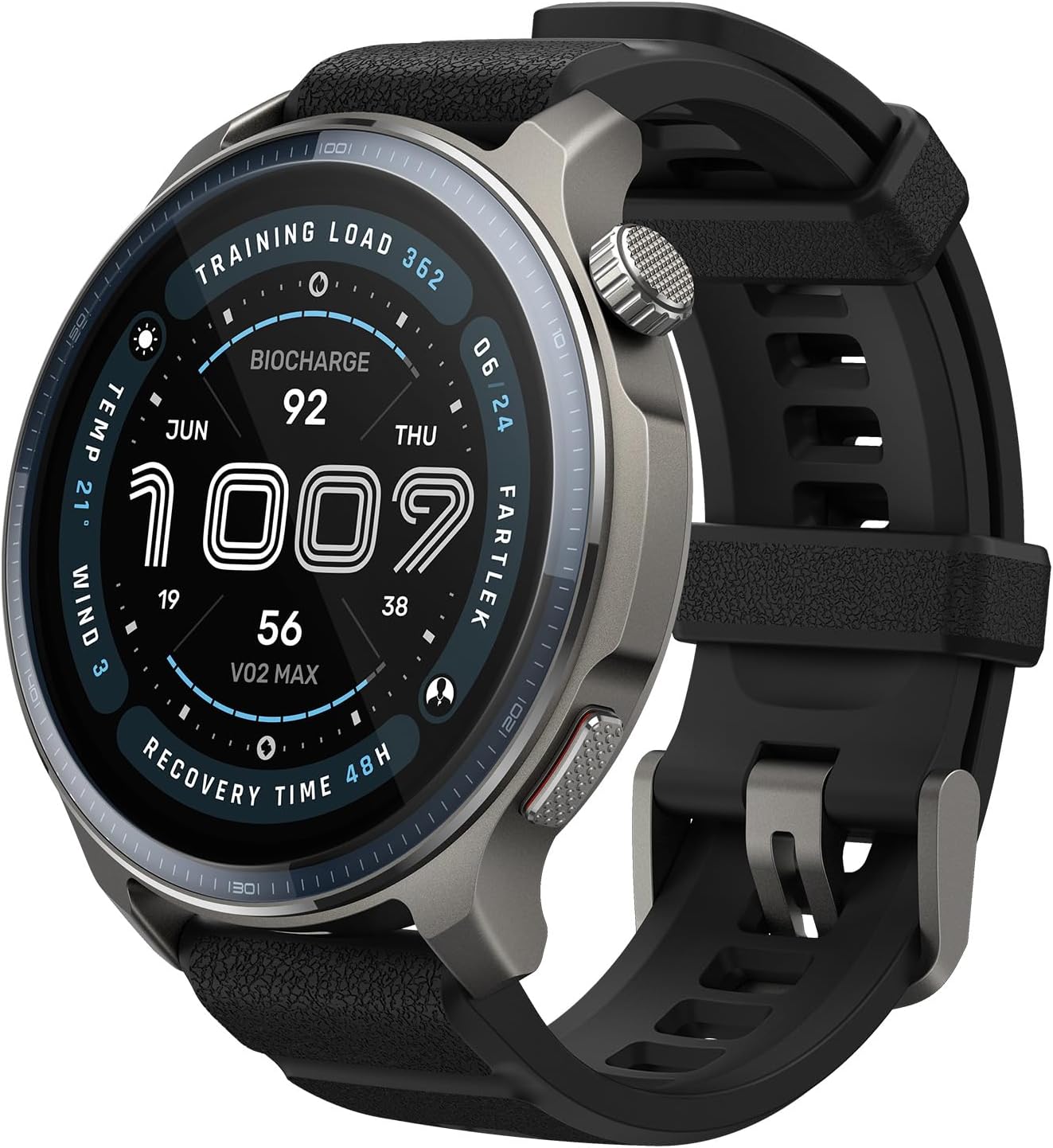 z1 Amazfit Balance 2 Herren-Smartwatch, 47 mm, GPS, NFC, 1,5" AMOLED-Display mit Saphirglas, 21 Tage Akkulaufzeit, 170 Sportmodi, Hyrox, Golf, Herzfrequenz- und Schlafüberwachung, Smartwatch für Android und iPhone – Bild 1